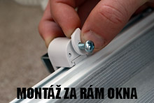 Montáž - za rám okna